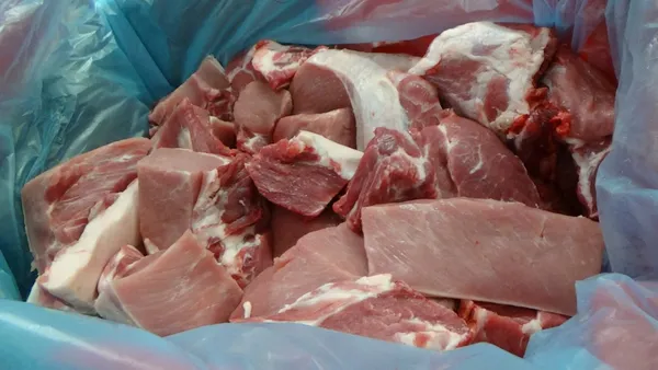 Pork big pieces 85%-90%, piece 500gr-1kg