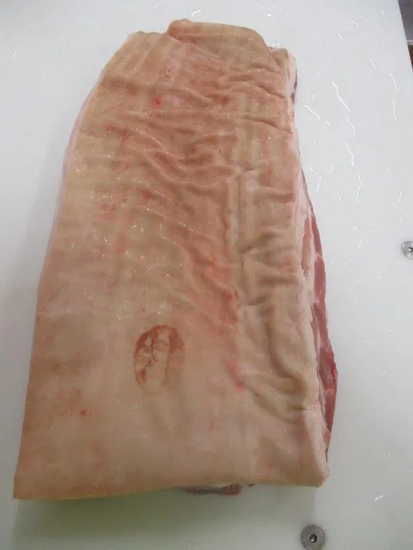 Pork Belly A/B grade mix, sheet ribbed, rind on, flank off · Listing ...