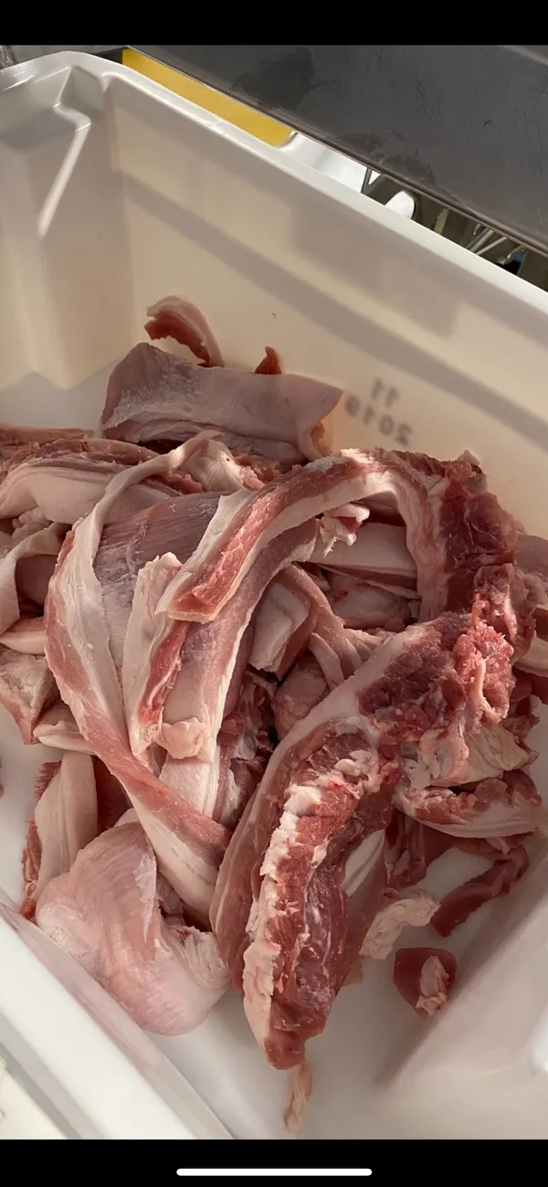 pork belly strips 60/40