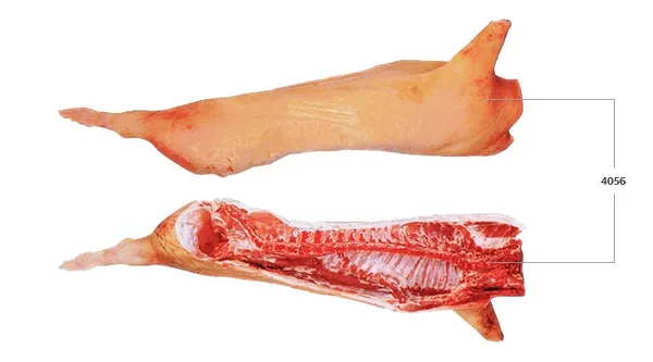 Pork half without jowl