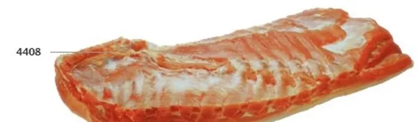 Belly with bone and skin