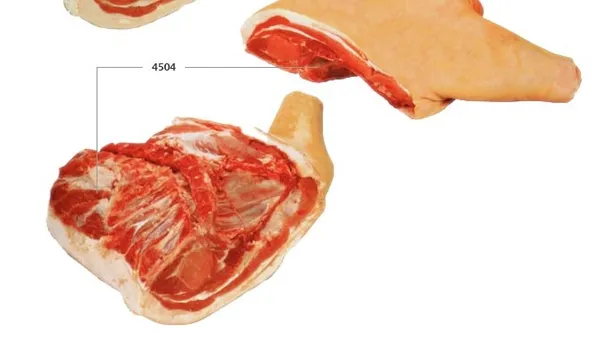 Boneless shoulder 4D without fat, skin, and knuckle