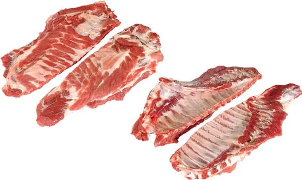 Spare ribs whole piece skin