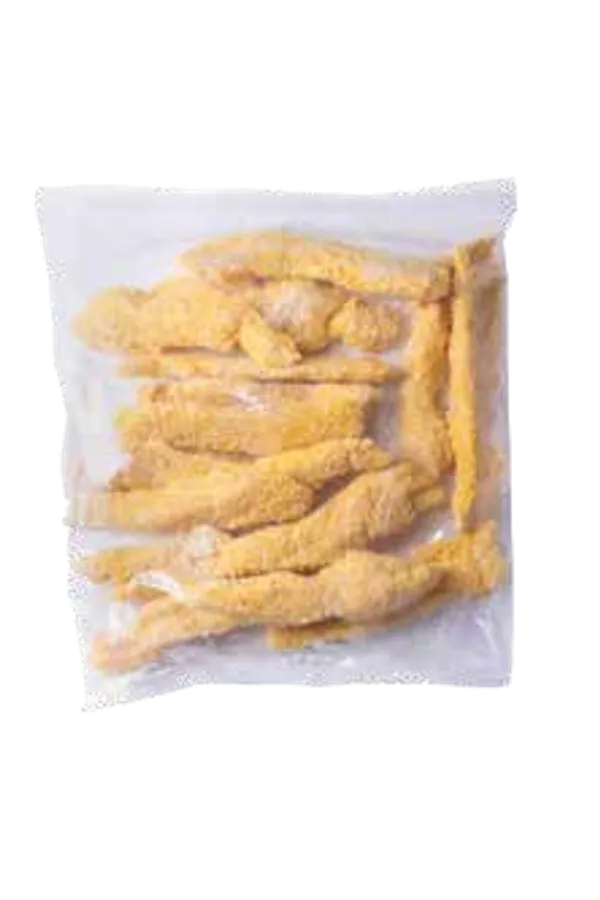 Chicken julienne strips with sesame catering