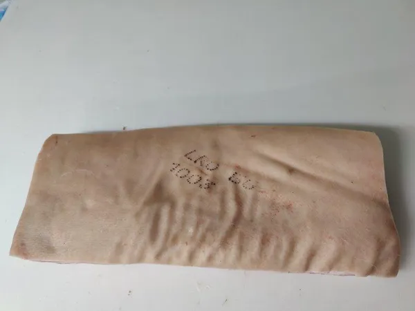 Pork A belly single ribbed 20/50, rind on 2