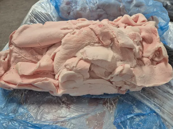 Frozen pork cutting fat