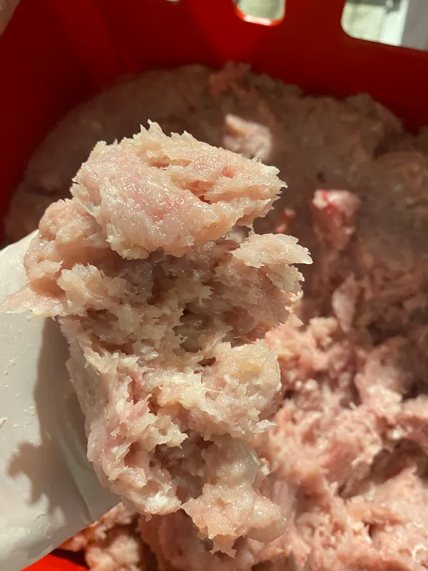 Chicken minced fillet meat 3mm