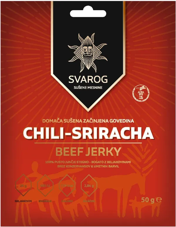 Beef Jerky CHILI - SRIRACHA 50g