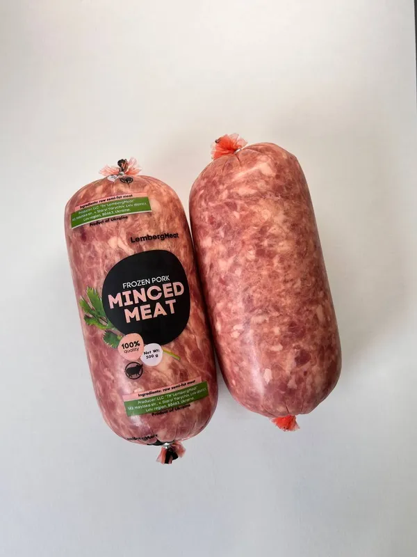 Pork minced meat, frozen