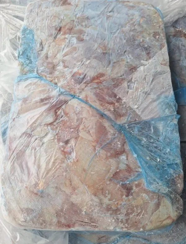 Frozen chicken Thigh meat boneless-skin on 2