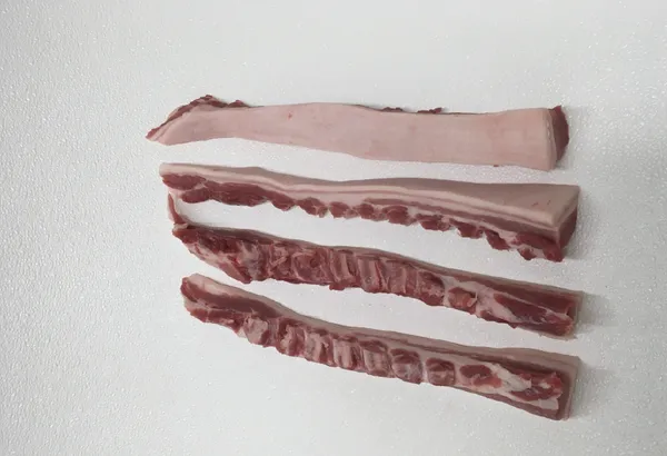 Frozen pork HARD belly stripes, RINDLESS from GERMANY 2
