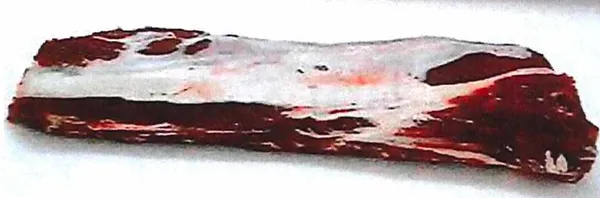 Frozen beef striploin boneless, without fat cover and intercostal muscles +3,5 kg