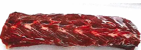 Frozen beef striploin boneless, without fat cover and intercostal muscles +2,5 kg 2