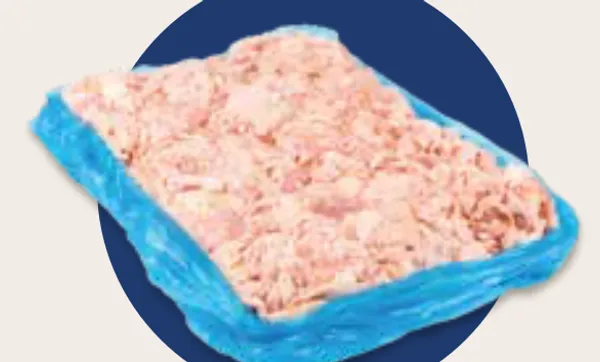 Frozen chicken skin (from breast)