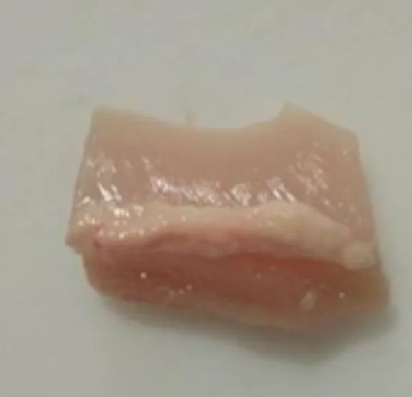 Chicken breast fillet cubes 25mm x 25mm 3