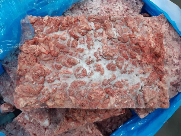 Frozen pork brains// naked block