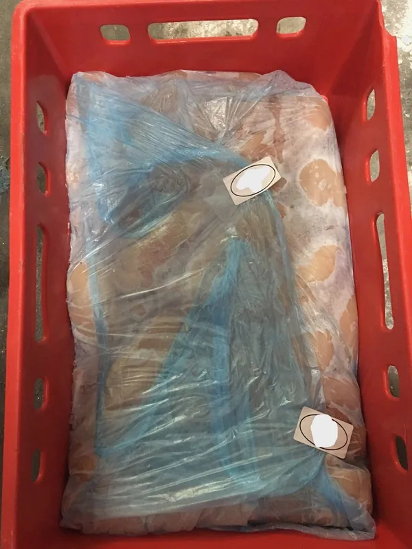Frozen chicken fillet with inner, grade A polyblock 3