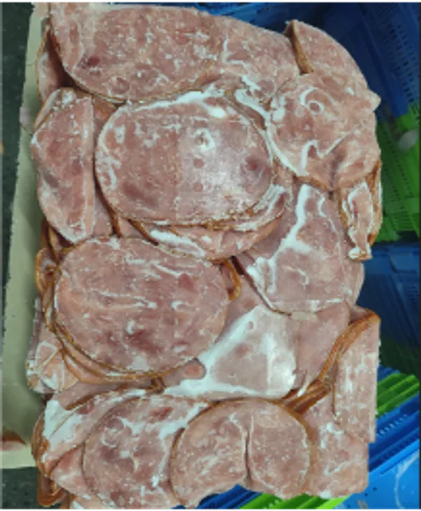 Endings from smoked sliced meat producta 2