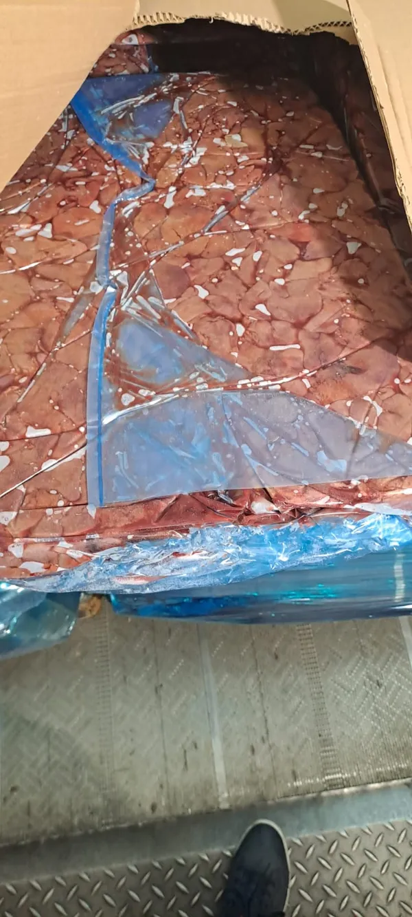 Frozen chicken liver, polyblock, 21000kg 2