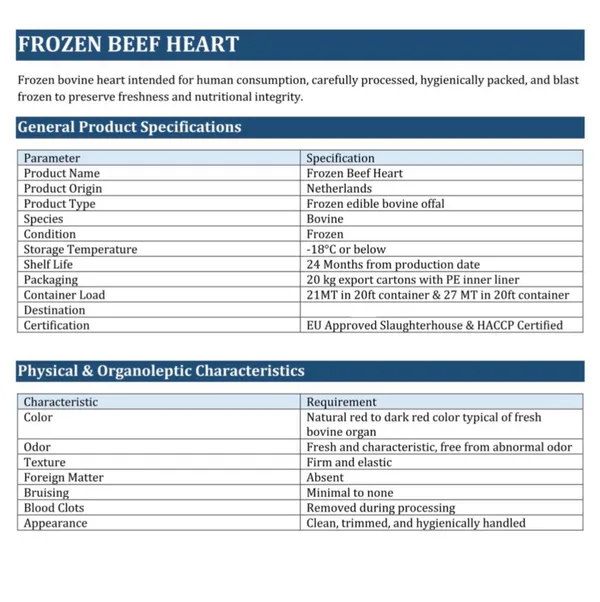 Frozen Beef Hearts 6