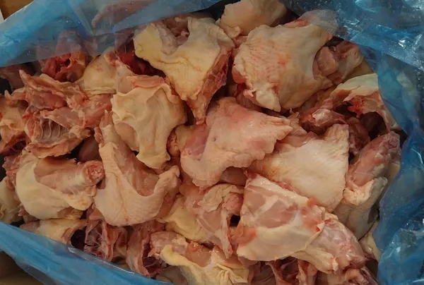 Frozen chicken upper back 6