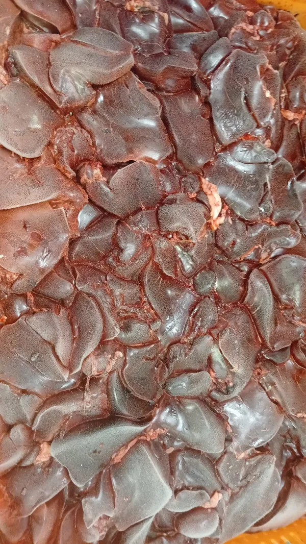 Frozen turkey liver, naked block 3