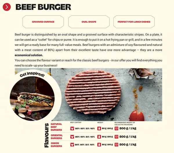Beef burger