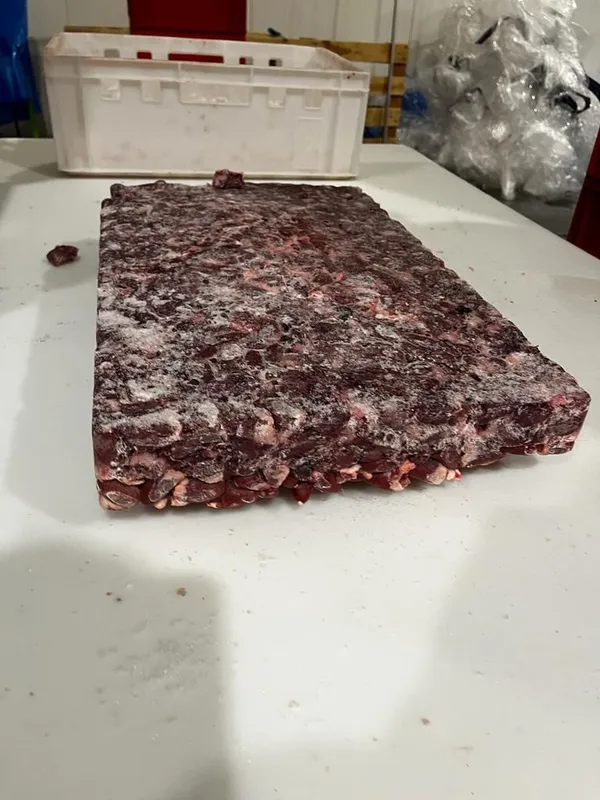 Frozen chicken hearts 2