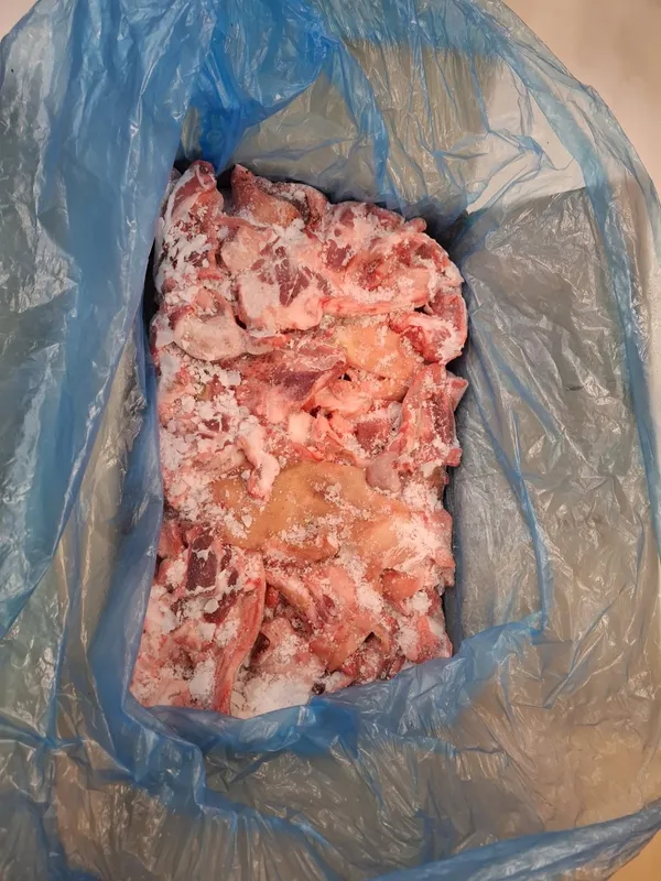 Frozen pork masks rind-on 3