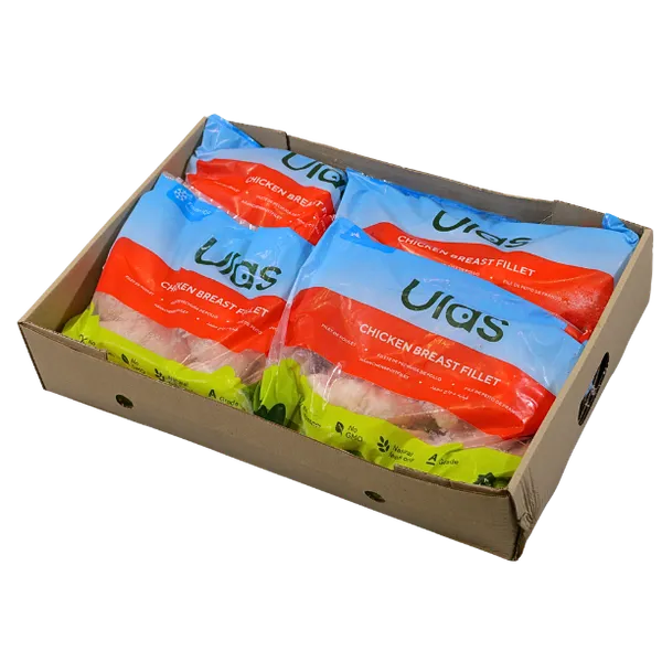Frozen chicken breast fillet with inner