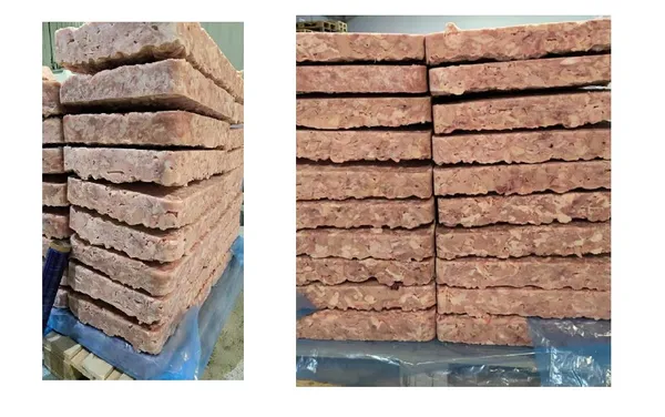 Trimmings from chicken fillet frozen poliblock 15kg high fat content, good price 2