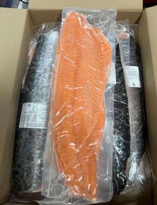 Norwegian Salmon fillets in VAC