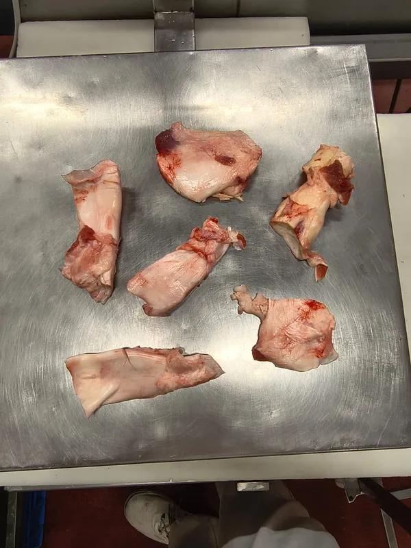 Frozen beef flank membrane 8