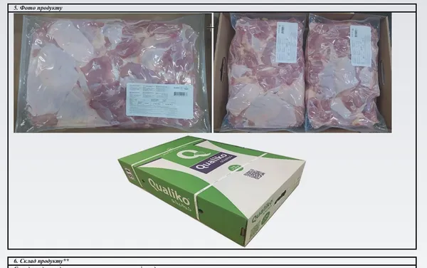 Chicken leg meat boneless and skin on Qualiko, Halal