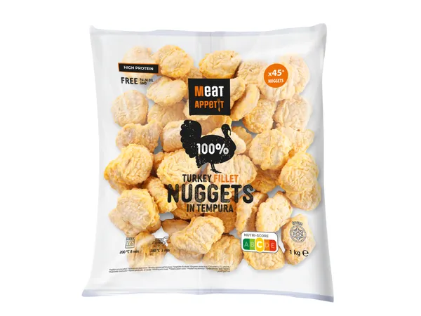 TURKEY FILLET NUGGETS IN TEMPURA 1 kg