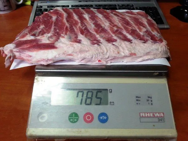 Frozen Pork spare ribs 8