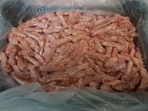 Frozen chicken necks