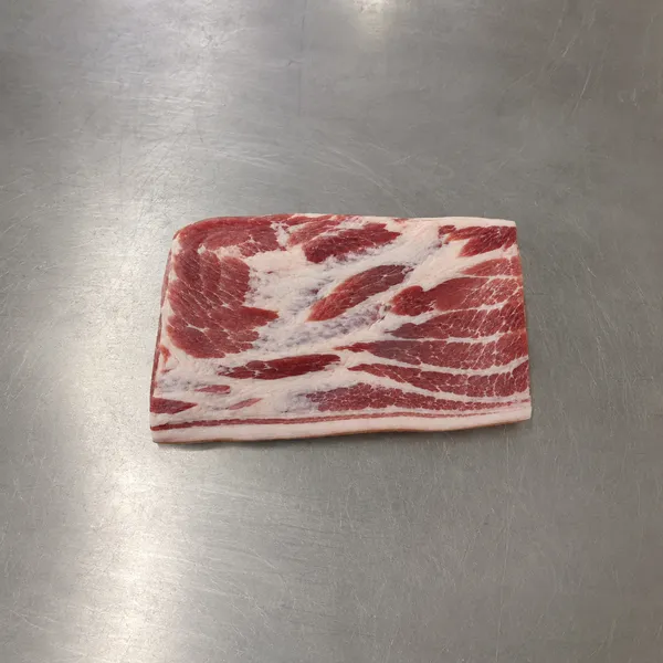 Frozen pork belly boneless skin-on wide B