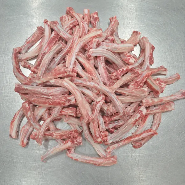 Frozen pork belly bones
