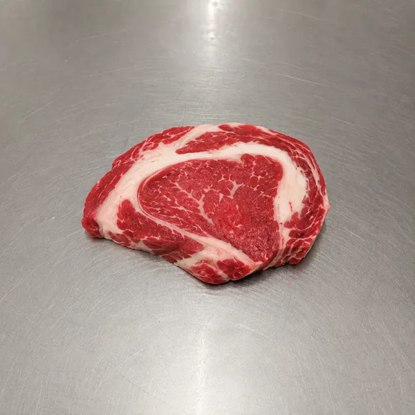 Frozen beef ribeye, under 1.5 kg