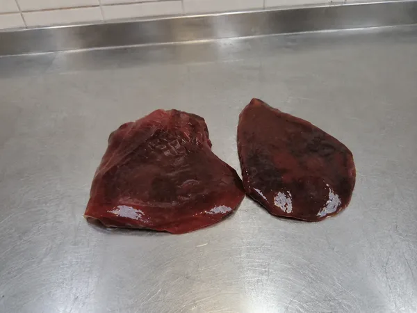 Frozen beef liver