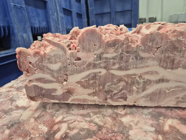 Pork frozen 80/20 naked block 3