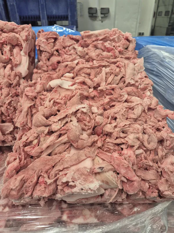 Pork frozen 80/20 naked block 7