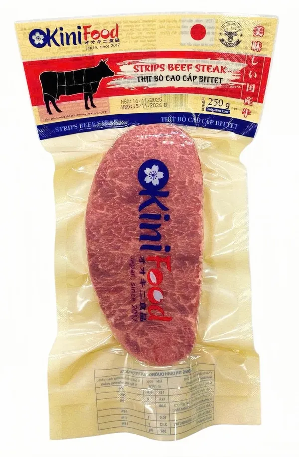 Thịt bò Thăn Ngoại bittet Okini