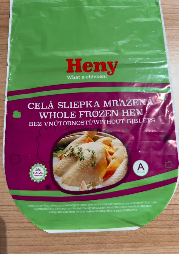 Whole Hen light 1300g 6