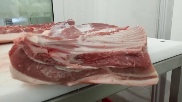 Fresh pork belly, rind-on, bone-in, Poland 2