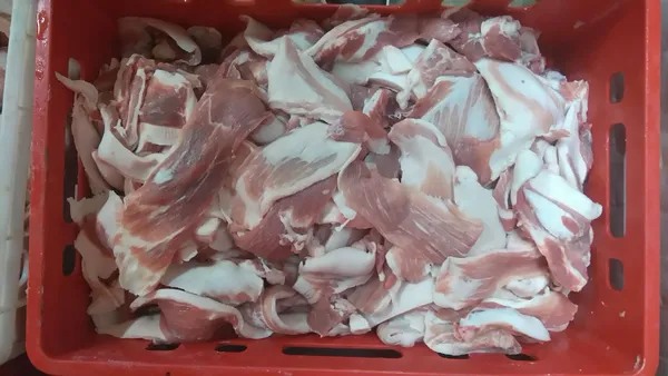 Frozen pork trimmings 50/50