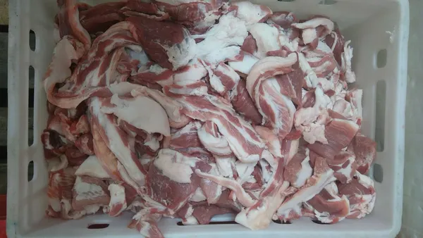 Frozen pork trimmings 50/50 2