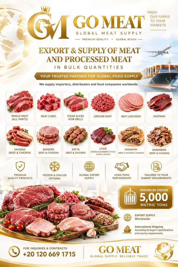🥩 GO MEAT | GLOBAL MEAT & PROCESSED MEAT SUPPLY 3