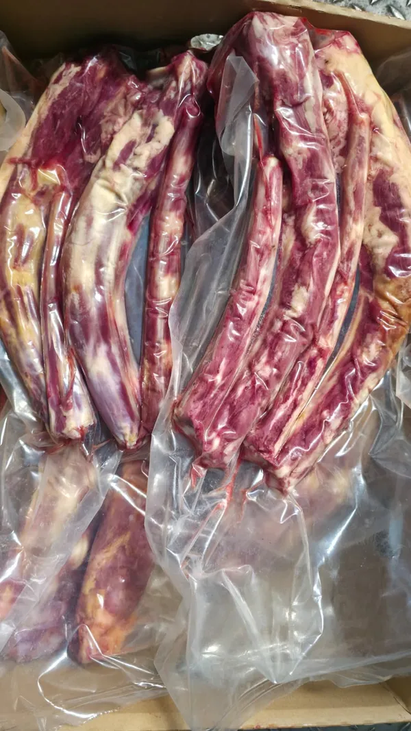 Frozen Beef Trimmings, naked block